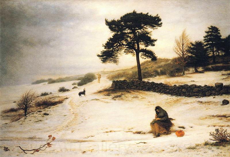 Sir John Everett Millais Blow Thou Winter Wind